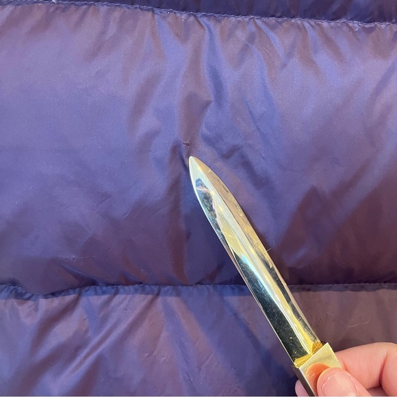 Eileen Fisher Classic Funnel Neck Down Parka Long‎ Puffer Oversize Plush Size S - Picture 9 of 15